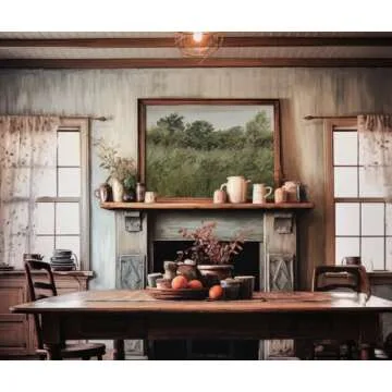Rustic Farmhouse Wall Art - 24x36 Canvas Print