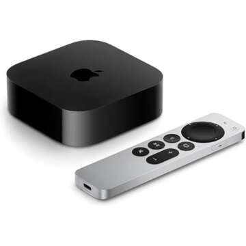 Apple TV 4K (3rd Generation) 64GB Wi-Fi with Siri Remote & Warranty