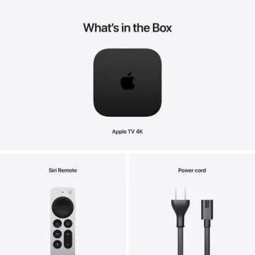 Apple TV 4K 3rd Gen with Siri Remote | 64GB Wi-Fi