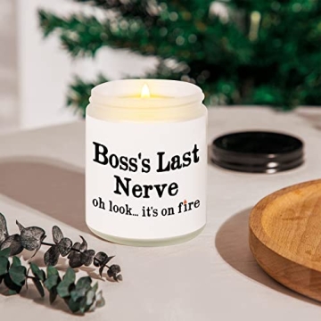 Lavender Soy Wax Candle - Perfect Gift for Boss