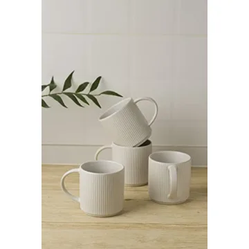 Famiware Coffee Mug Set for 4 – Stylish Drinkware Set