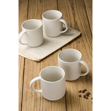 Famiware Coffee Mug Set for 4 – Stylish Drinkware Set