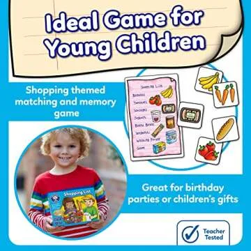 Orchard Toys Shopping List Memory Game for Ages 3-7