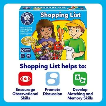Orchard Toys Shopping List Memory Game for Ages 3-7