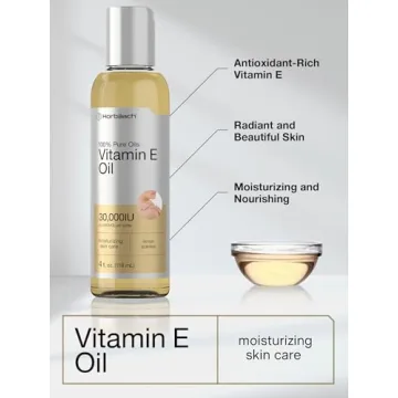 Horbäach Vitamin E Oil 30,000 IU | 4 fl oz | Pure & Moisturizing
