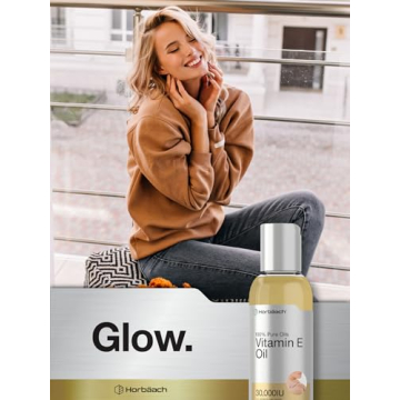 Horbäach Vitamin E Oil 30,000 IU | 4 fl oz | Pure & Moisturizing
