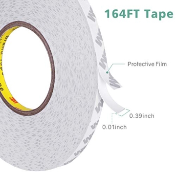 Heavy Duty Double Sided Tape 164ft Waterproof Adhesive