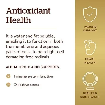 Solgar Alpha Lipoic Acid 200 mg - Antioxidant Health Supplement