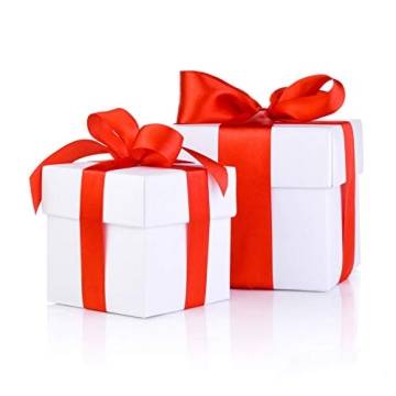 Solid Color Double Faced Red Satin Ribbon for Crafts