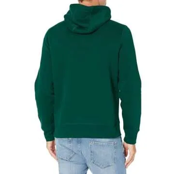 Amazon Essentials Men's Sweatshirt Hoodie, Forest Green, Small, Big & Tall Options Available