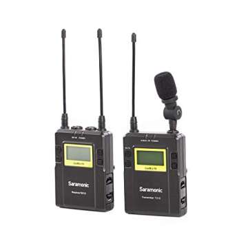 Saramonic SR-XM1 3.5mm TRS Omnidirectional Microphone Plug Play Mic for DSLR Cameras, Camcorders, Gopro Vlogging, YouTube, Video Recording