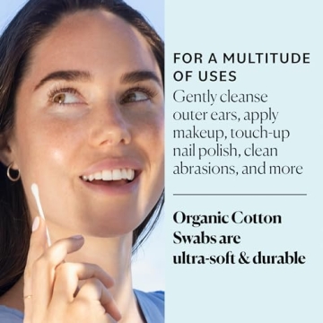 Sky Organics Organic Cotton Swabs, Eco-Friendly 1500 ct