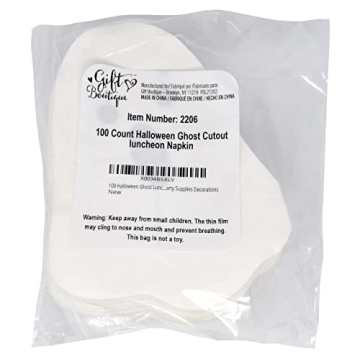 Halloween Ghost Napkins - Spooky Party Tableware