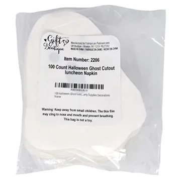 Halloween Ghost Napkins - Spooky Party Tableware