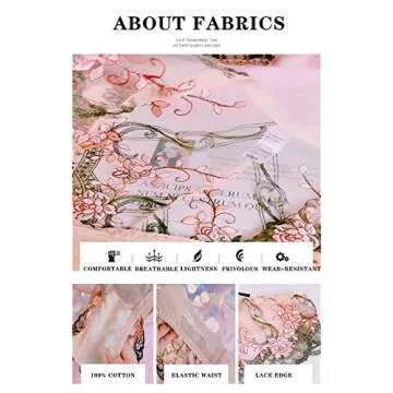 RangYR Sexy Panties for Women, Lace Trim Underwear