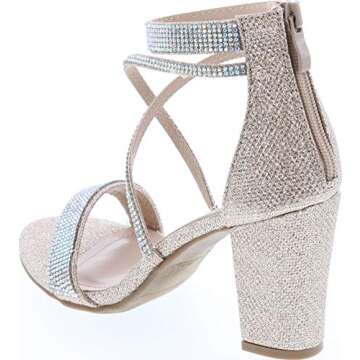 Stylish TOP Moda Open Toe Sandals - Champagne Color