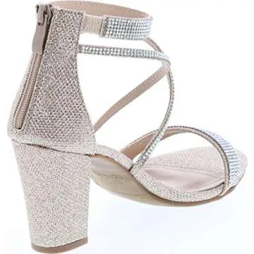 Stylish TOP Moda Open Toe Sandals - Champagne Color