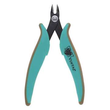 Vintaj Tools by Beadsmith Semi-Flush Cutter â€“ 5-Inches (127mm), Ergonomic Handle â€“ Make Clean, Flush & Precise Cuts â€“ Jewelry Making Tool for Creating Earrings, Bracelets & Necklaces