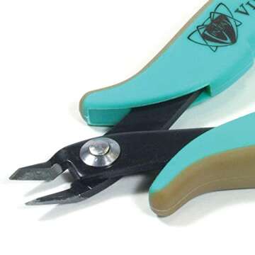 Vintaj Tools by Beadsmith Semi-Flush Cutter â€“ 5-Inches (127mm), Ergonomic Handle â€“ Make Clean, Flush & Precise Cuts â€“ Jewelry Making Tool for Creating Earrings, Bracelets & Necklaces