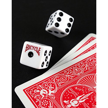 Bicycle D6 Dice Set - 10 Durable Six Sided Dice