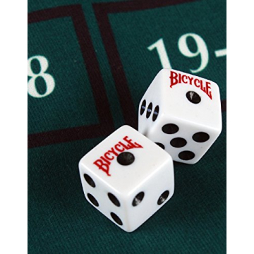 Bicycle D6 Dice Set - 10 Durable Six Sided Dice