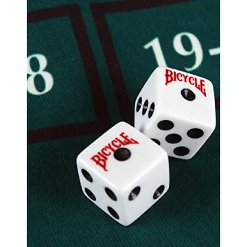 Bicycle D6 Dice Set - 10 Durable Six Sided Dice