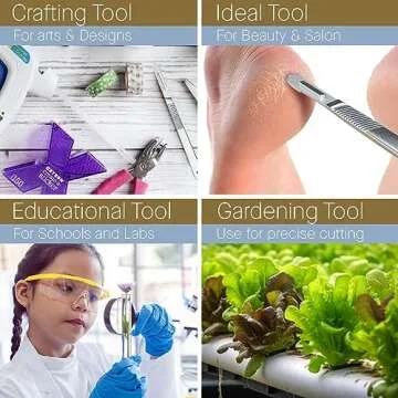 10r Blades Dermaplaning 0.7mm Extra Wide Pack of 100 Surgical Blades 10r, Size 10r Scalpel Blades, High Carbon Steel Dermablade Dermaplane Blades 10r Individually Wrapped Disposable 10r Blade Sterile