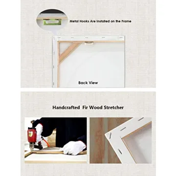 Stylish Black & White Abstract Canvas Wall Art