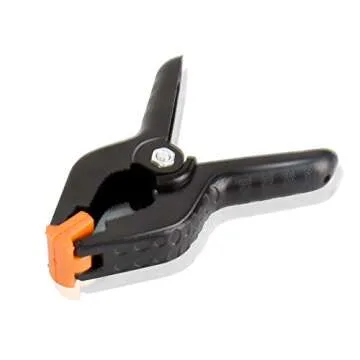 FUDESY 4.5 inch Spring Clamps, Heavy Duty Backdrop Clips for Photography Studio, Plastic Strong Clamps for Crafts, Woodworking DIY, 10-Pack