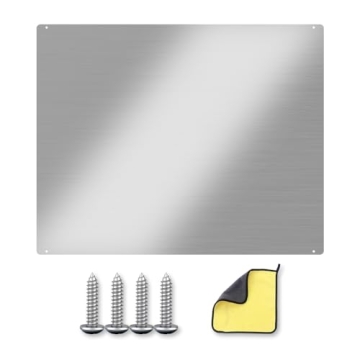 Durable 24" x 30" Stainless Steel Backsplash for Kitchen