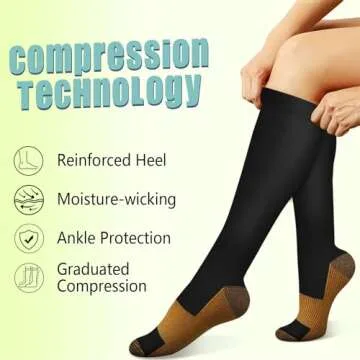 Iseasoo Compression Socks for Comfort and Style
