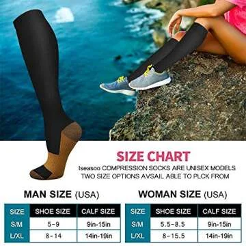 Iseasoo Compression Socks for Comfort and Style