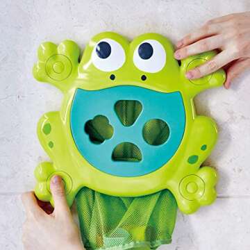 Hape Feed Me Bath Frog Toy, Multicolor