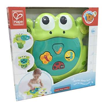 Hape Feed Me Bath Frog Toy, Multicolor