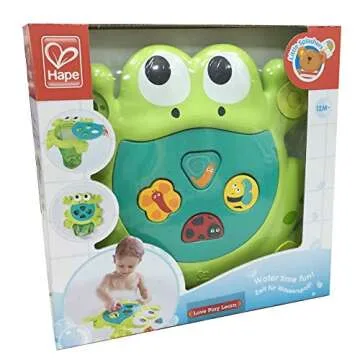 Hape Feed Me Bath Frog Toy, Multicolor