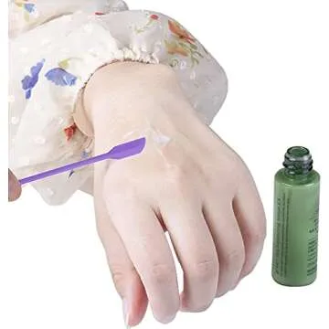 Mini Spatula Set for Makeup - 4pcs Silicone Scrapers