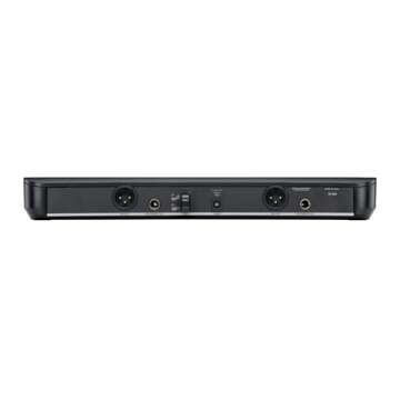 Shure BLX288/B58 Wireless Microphone System - 14-Hour Battery Life, 300 ft Range, UHF | Includes (2) BETA 58A Handheld Vocal Mics, Dual Channel Receiver | H10 Band (BLX288/B58-H10)