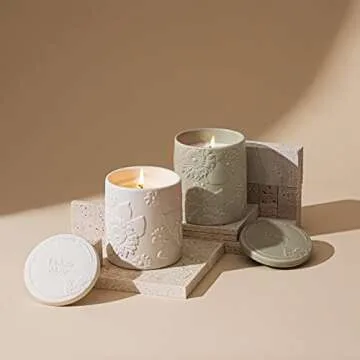 LA JOLIE MUSE Sandalwood Rose Candle - Eco-Friendly Luxury