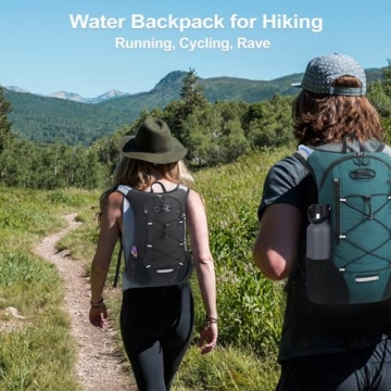 Lightweight Hydration Backpack with 2L Bladder