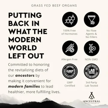 Grass Fed Beef Organ Supplement for Whole Body Wellness
