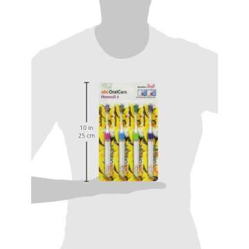 abcOralCare abc8B Toothbrush - Ultra-Fine Tapered Bristles