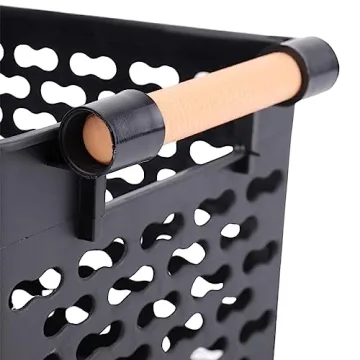 Yesland Black Storage Baskets - 6 Pack Organizer Bins