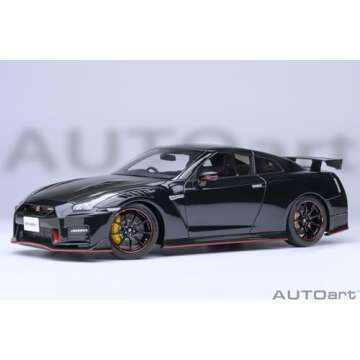 Autoart 2022 Nissan GT-R (R35) Nismo Special Edition RHD (Right Hand Drive) Meteor Flake Black Pearl...