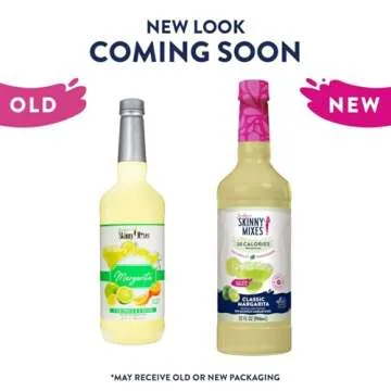 Jordan's Skinny Mixes Sugar Free Margarita Mix, Low Calorie Healthy Cocktail Mixer, 32 Fl Oz, Perfec...