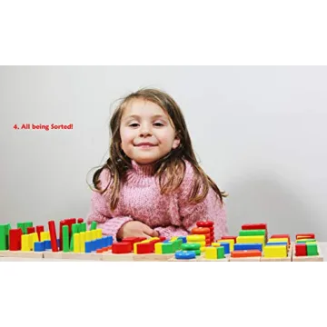 TOWO Wooden Geometric Shapes Educational Toy Set for Kids