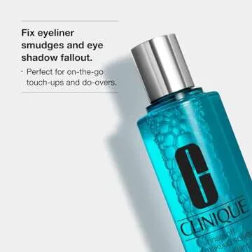 Clinique Rinse-Off Oil Free Eye Makeup Remover Solvent | Safe For Sensitive Skin, 1 Fl Oz
