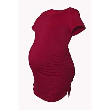 Stylish Maternity Tunic - 3-Pack Comfort Tops for Moms