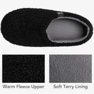 RockDove Women's Teddy Fleece Closed Back Slipper
