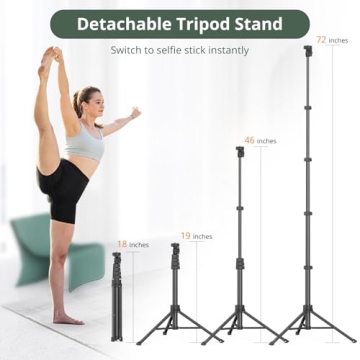 Versatile Eicaus Adjustable 72'' Tripod with Remote Control