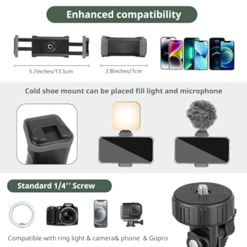 Versatile Eicaus Adjustable 72'' Tripod with Remote Control